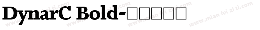 DynarC Bold字体转换